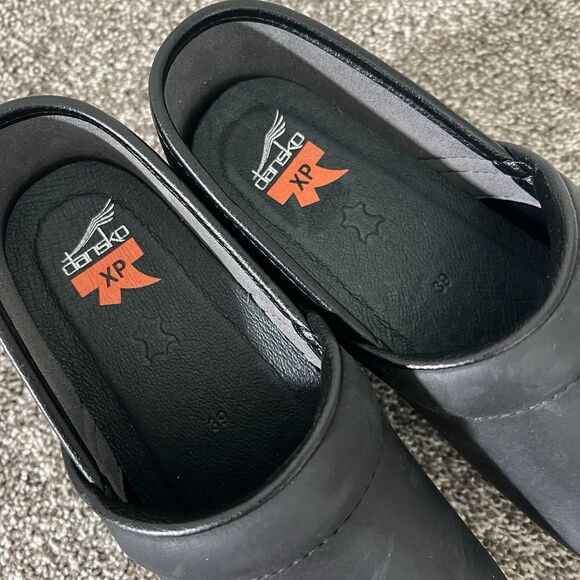 Dansko XP Clogs Black Leather Pro Work Shoe - Picture 6 of 12